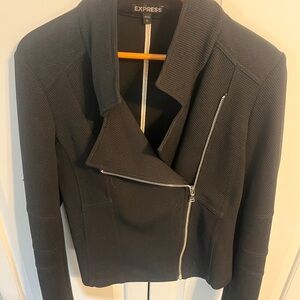 Express Textured Black Women's Blazer